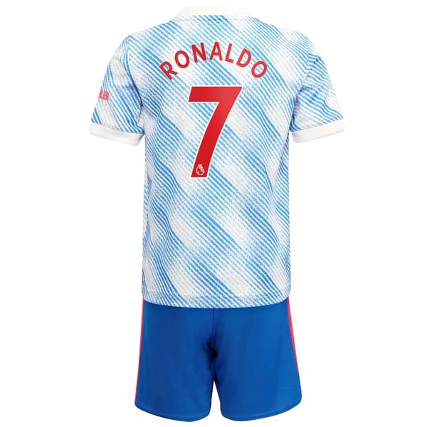 Camiseta Manchester United NO.7 Ronaldo Niño 2nd 2021-2022